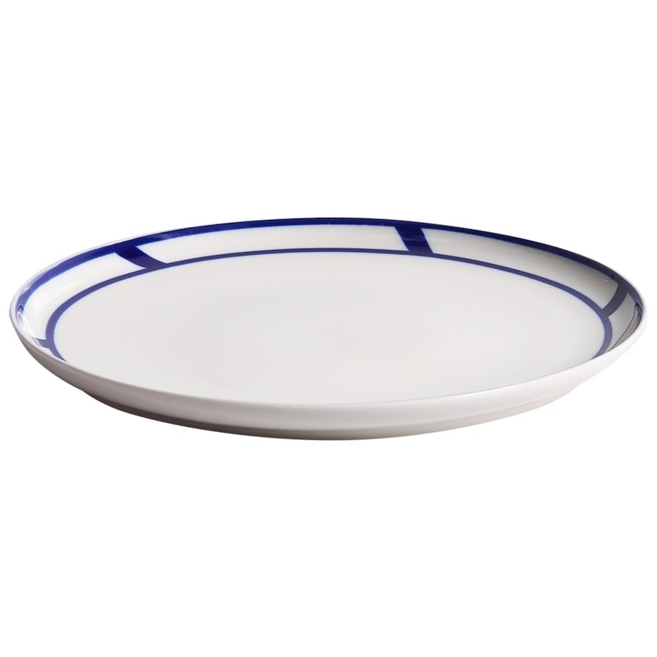 Zastawa stołowa 24-częściowa SHISO Porcelana Biały/ niebieski