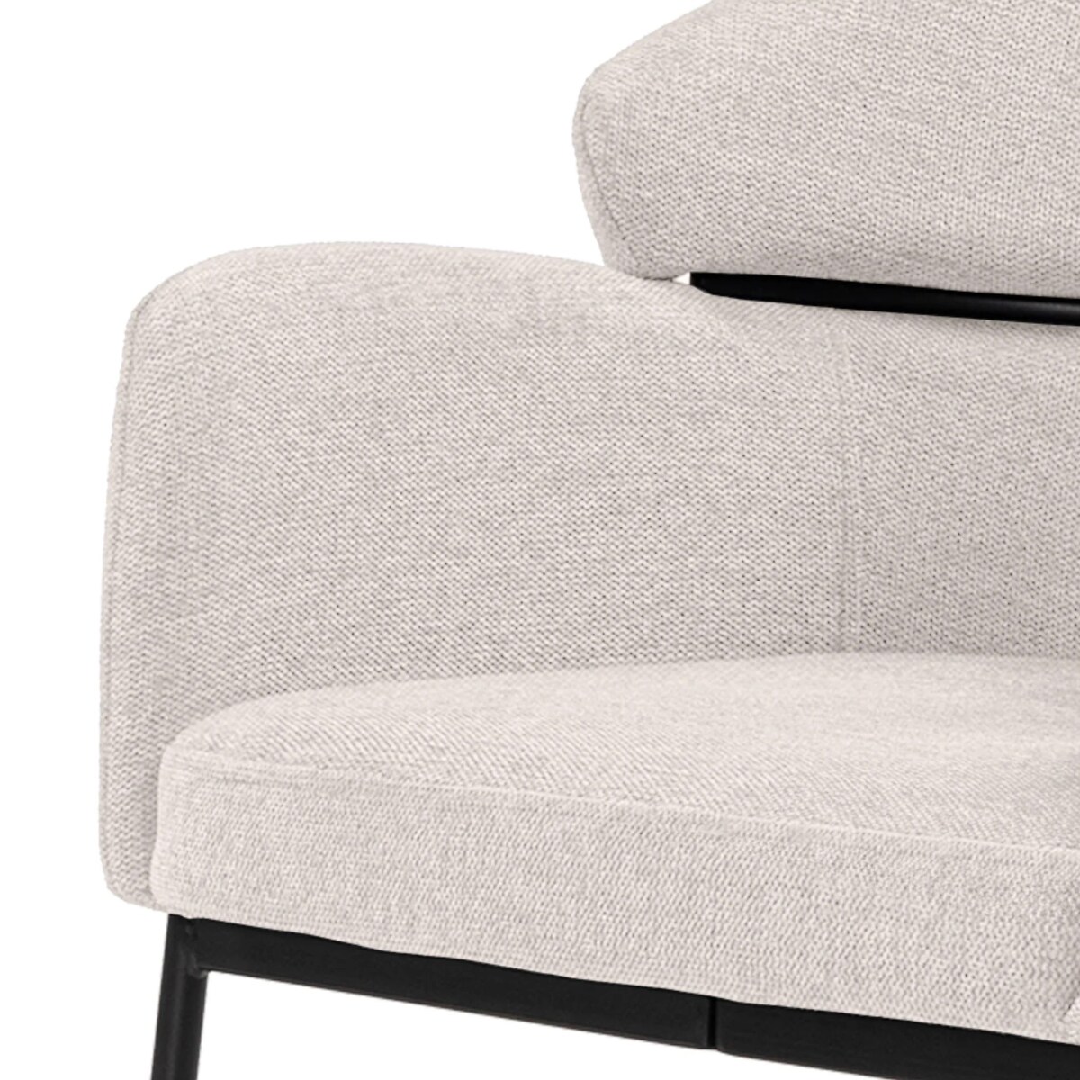 Krzesło z podłokietnikami beżowe Granada, kpl 2 szt.