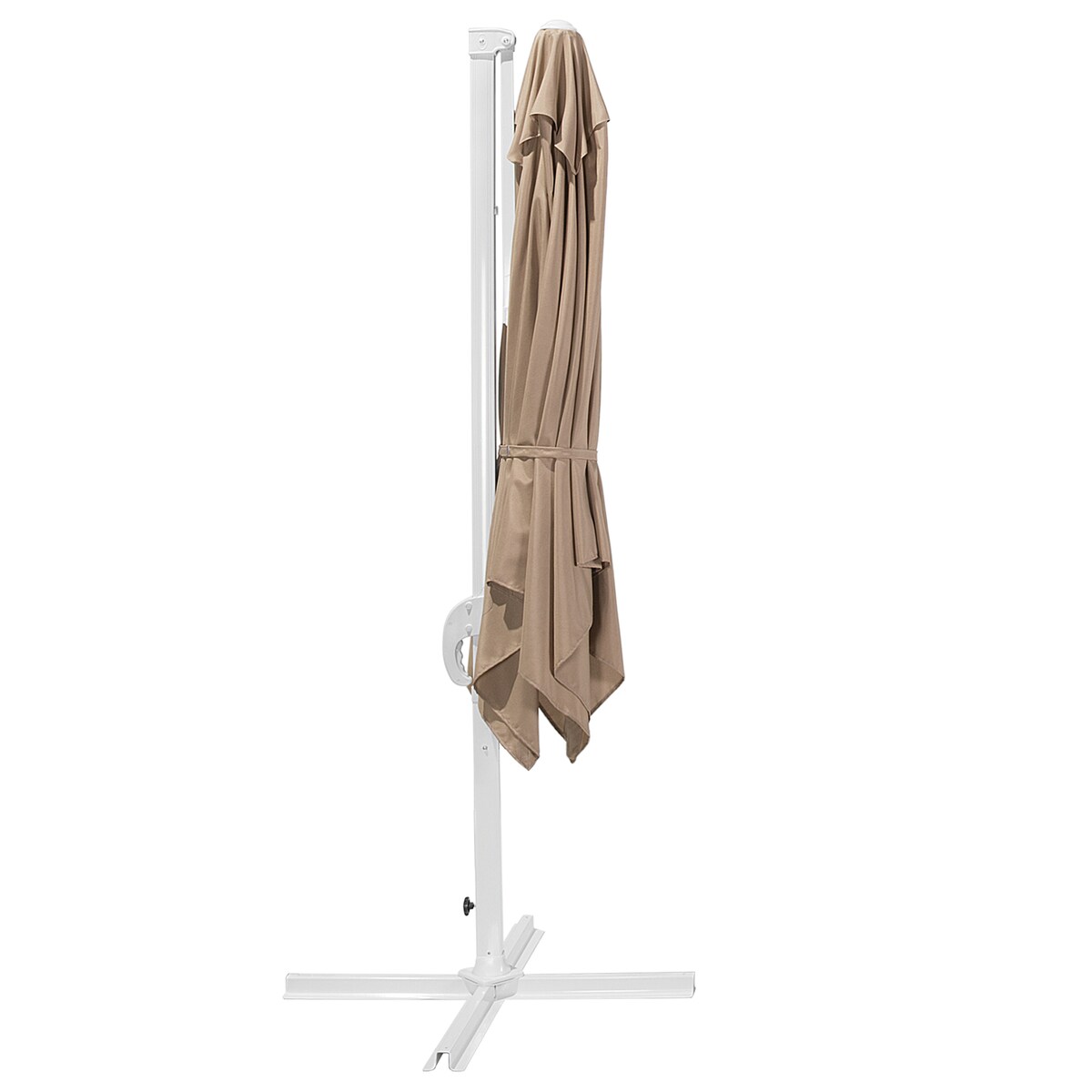 Parasol ogrodowy na wysięgniku 250 cm MONZA Piaskowy