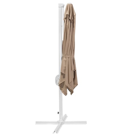 Parasol ogrodowy na wysięgniku 250 cm MONZA Piaskowy