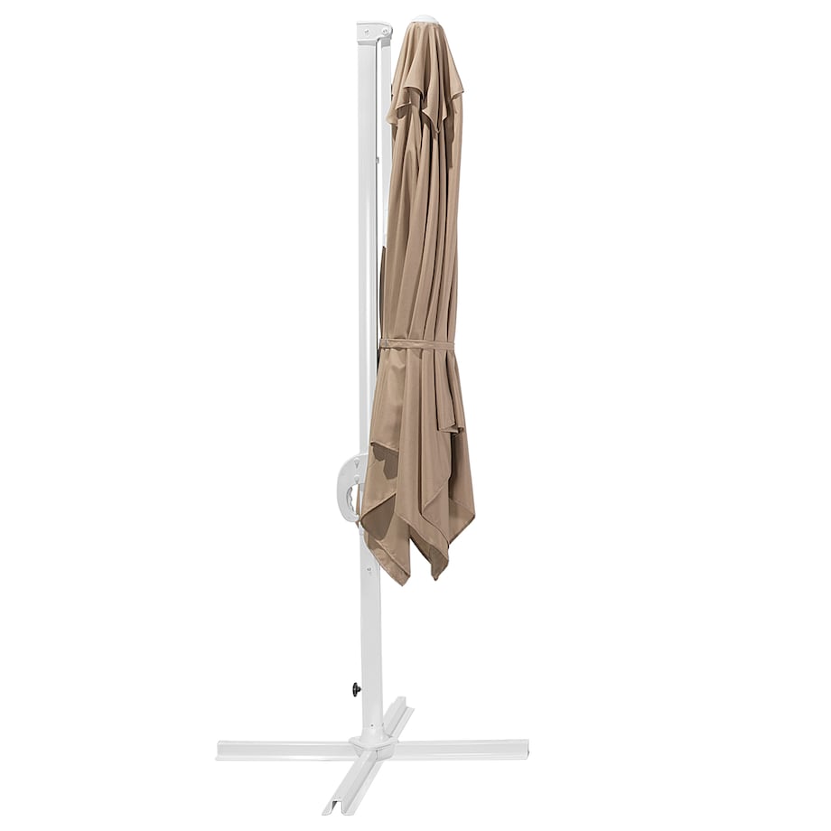 Parasol ogrodowy na wysięgniku 250 cm MONZA Piaskowy
