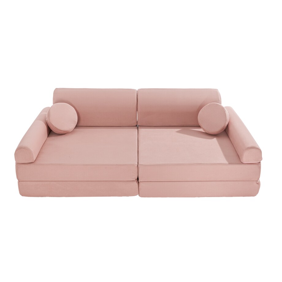 Sofa dla Dzieci Velvet, Różowa