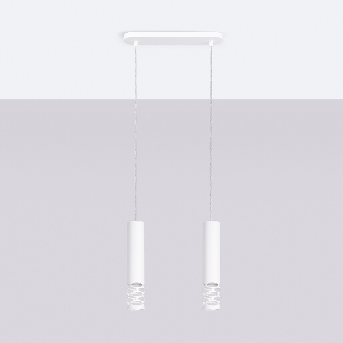 Lampa wisząca LIRO 2 biały