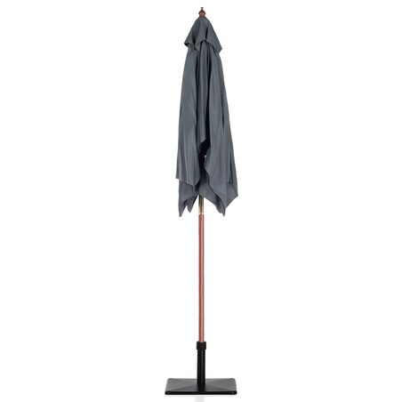 Parasol ogrodowy 195 cm FLAMENCO Ciemnoszary