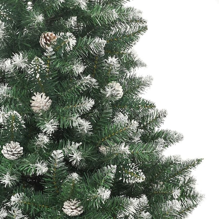 vidaXL Sztuczna choinka ze stojakiem, 120 cm, PVC