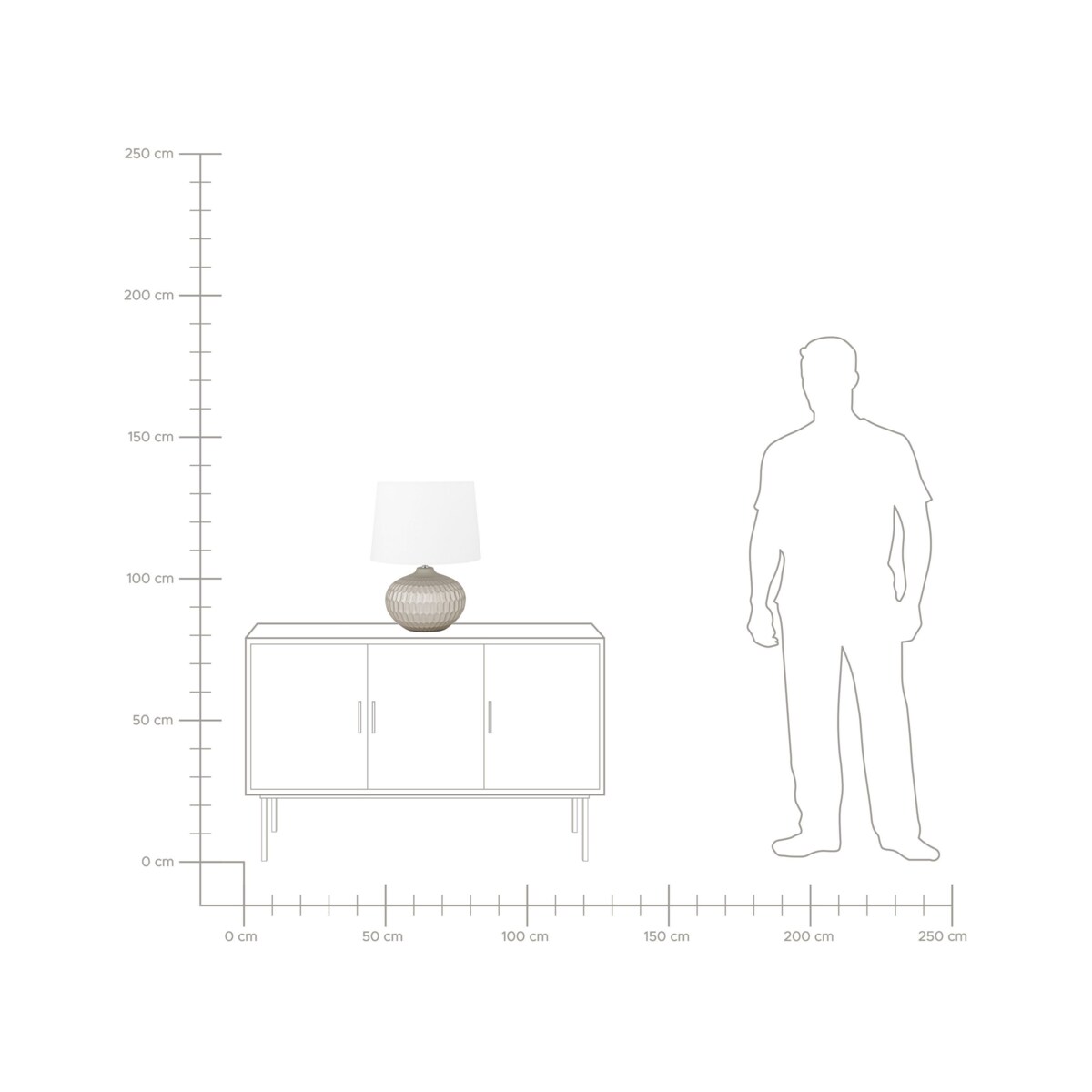 Lampka nocna ceramiczna złota PIRITA