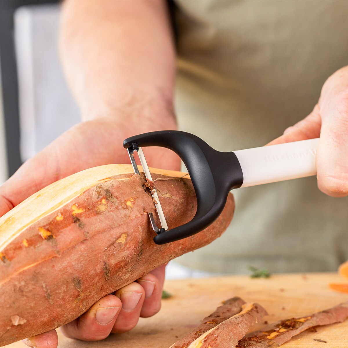 KitchenAid obieraczka Y do warzyw Porcelain White