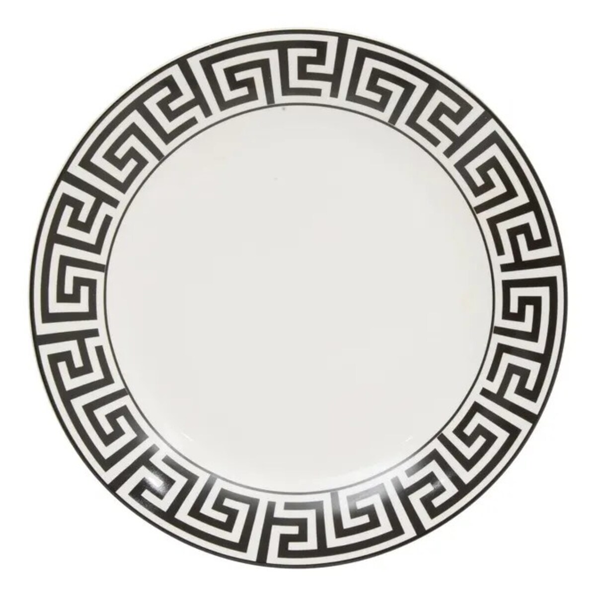 Komplet 6 porcelanowych talerzy obiadowych Reso, 27 cm