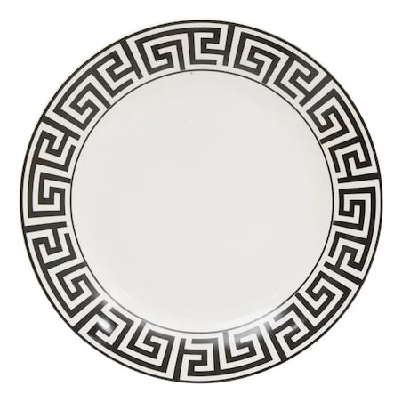 Komplet 6 porcelanowych talerzy obiadowych Reso, 27 cm