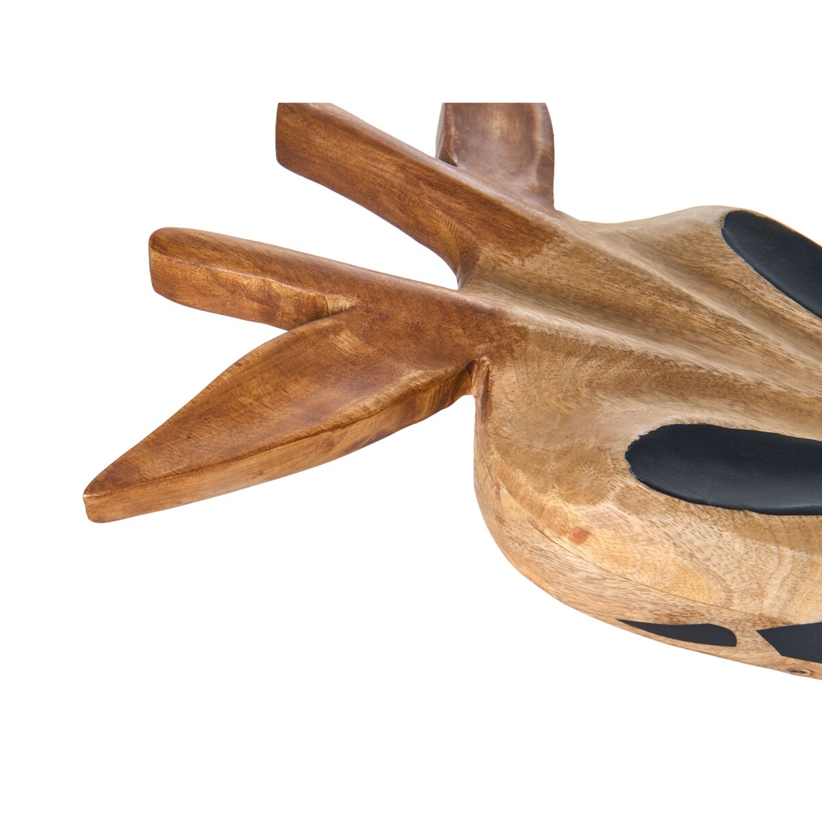 Dekoracja ścienna Żyrafa EKPOMA Drewno mango 68 cm Jasnobrązowy