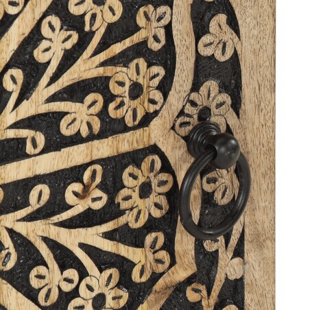 vidaXL Szafka łazienkowa, 38x33x58 cm, lite drewno mango