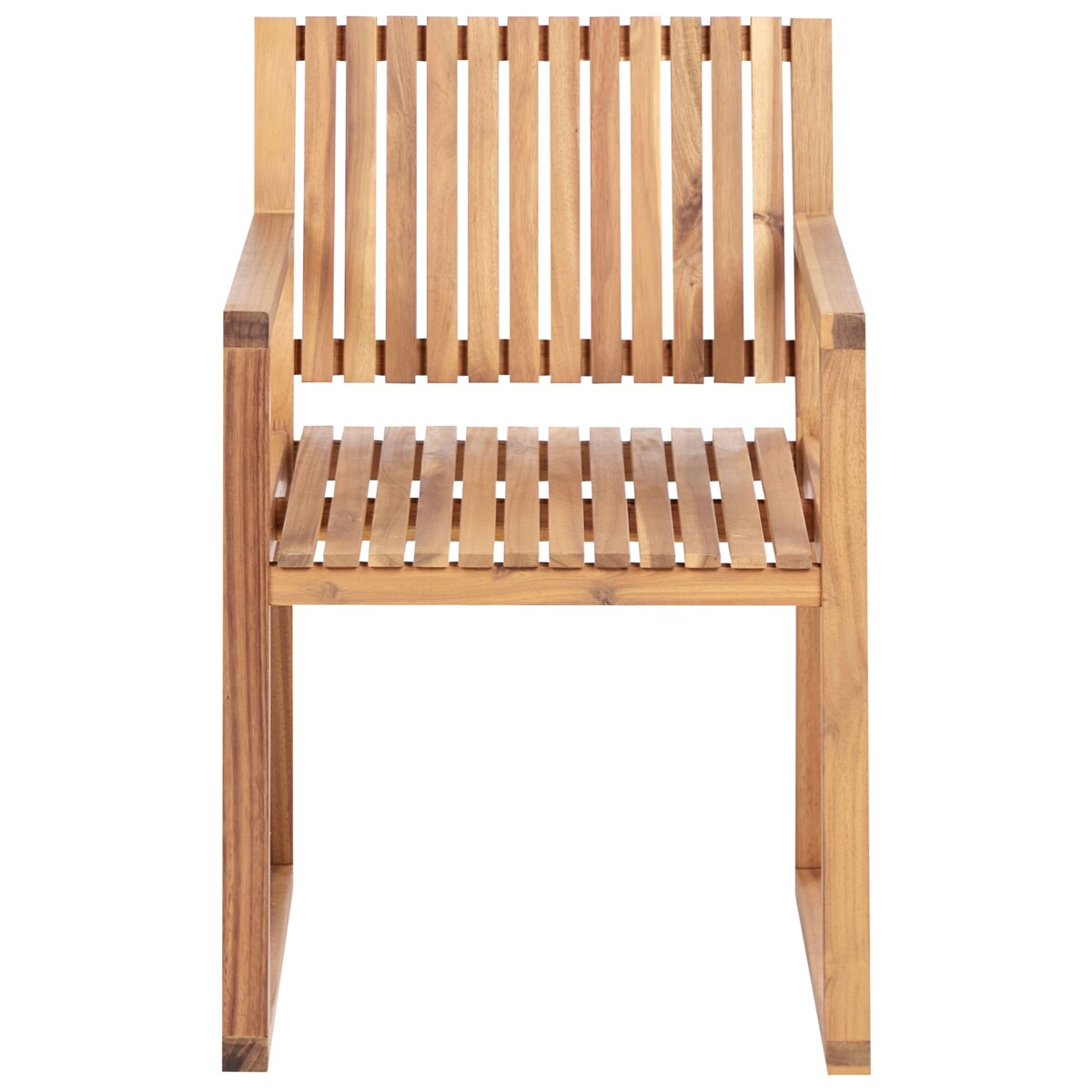 Zestaw 2 krzeseł ogrodowych z poduszkami SASSARI PREMIUM Certyfikowane drewno akacjowe Jasnoszary