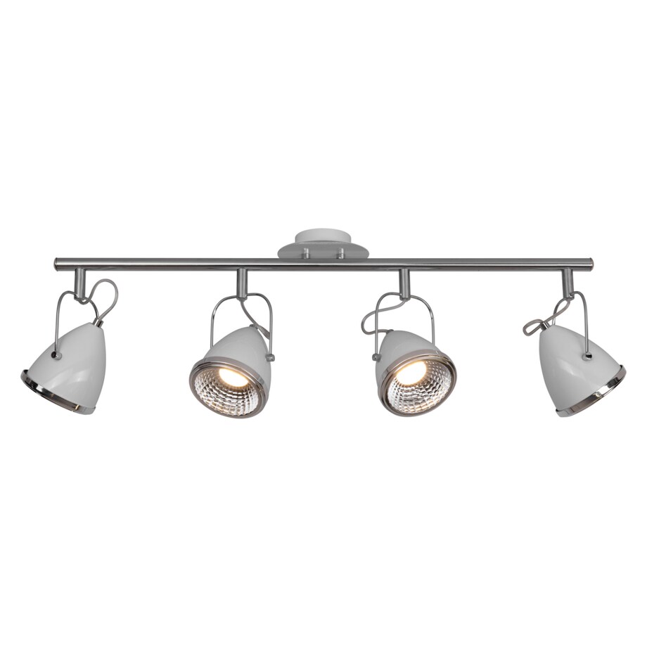 Lampa Sufitowa BRITOP Lighting 4xGU10 LED 6W Kompozycja Chromu i Bieli w Minimalistycznym Stylu, 1szt.