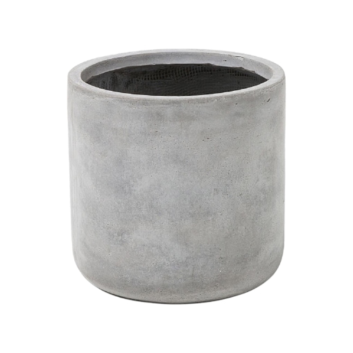 Doniczka 34 x 34 x 33 cm szara MESSENE