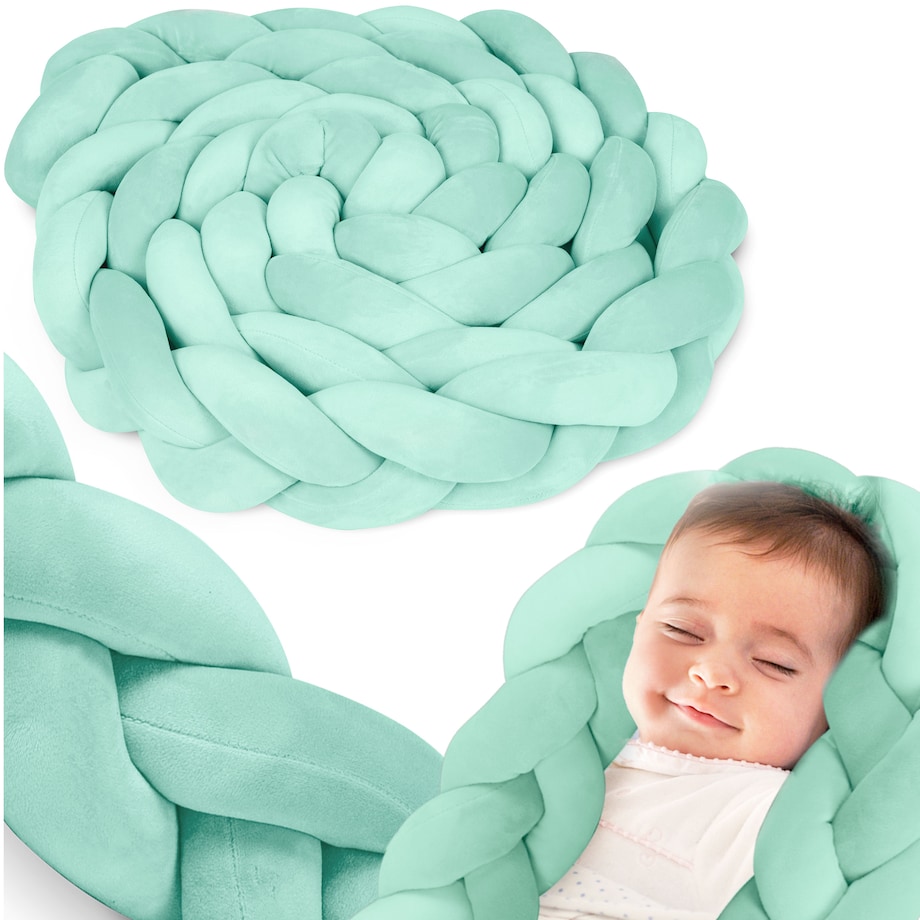 Ochraniacz do łóżeczka warkocz otulacz pleciony 3m Ricokids