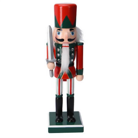 Dziadek do orzechów, figurka z drewna sosnowego, 25 cm