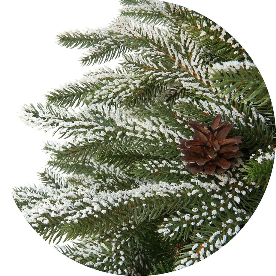 Choinka sztuczna Świerk alpejski ośnieżony PE