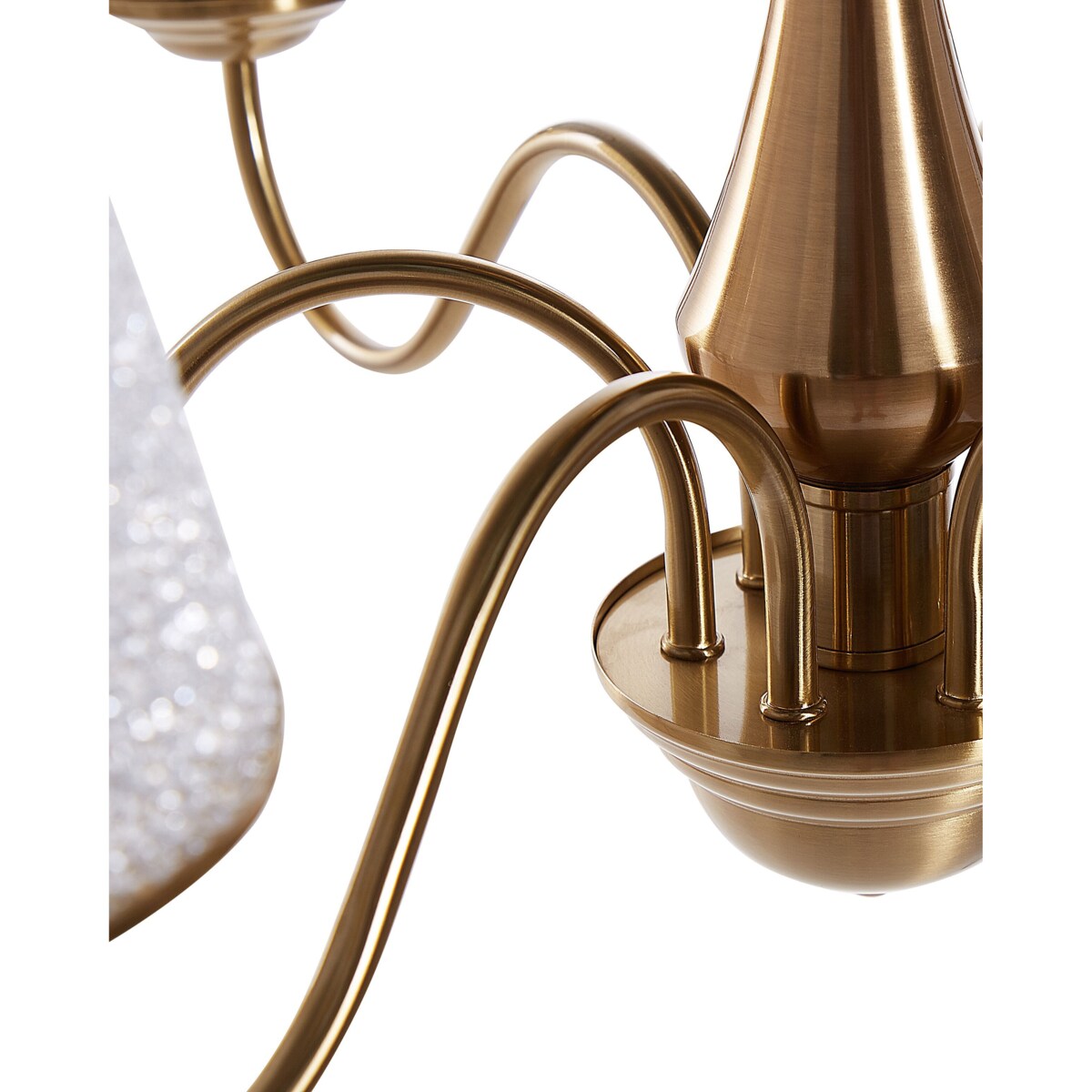 Żyrandol metalowy miedziany BRADANO