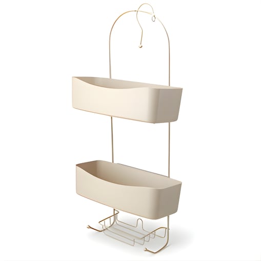 Metalowa półka łazienkowa ARC, 24 x 12 x 59 cm