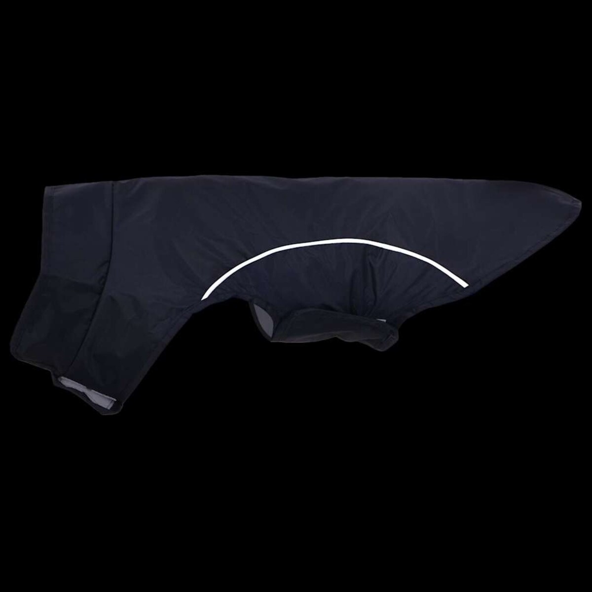 vidaXL Płaszcz przeciwdeszczowy dla psa z odblaskowymi paskami