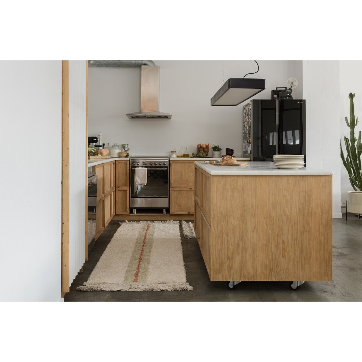 Dywan Bawełniany Duetto Sage 80x230 cm Lorena Canals