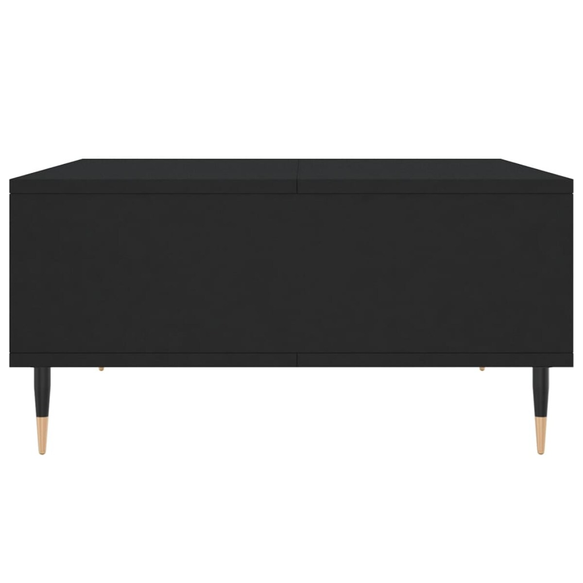 vidaXL Stolik kawowy, czarny, 60x60x30 cm, materiał drewnopochodny