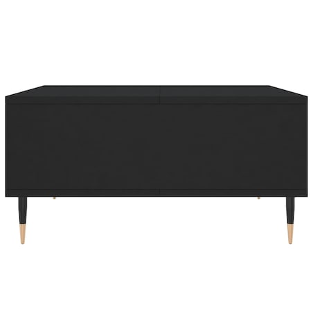 vidaXL Stolik kawowy, czarny, 60x60x30 cm, materiał drewnopochodny