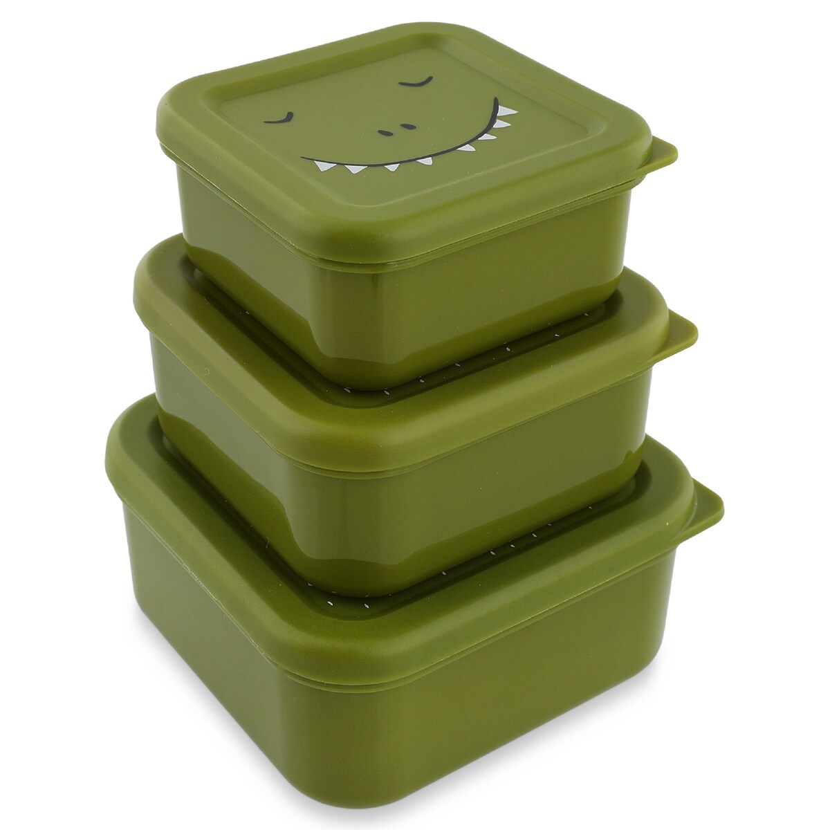 Zestaw pojemników na przekąski 3 szt. – Dinozaur Trixie Baby