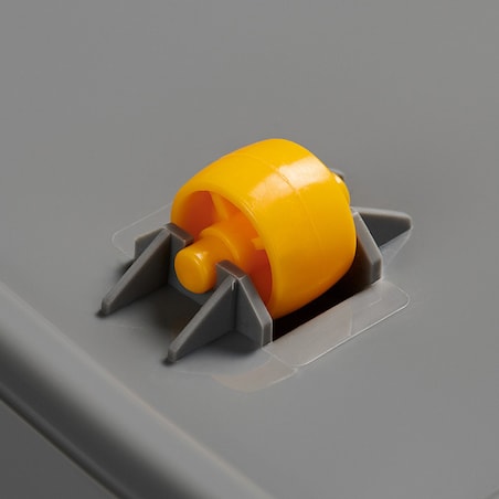 Pojemnik Plastikowy Z Pokrywą Zamykany Na Kółkach Pudełko Plastikowe 29L