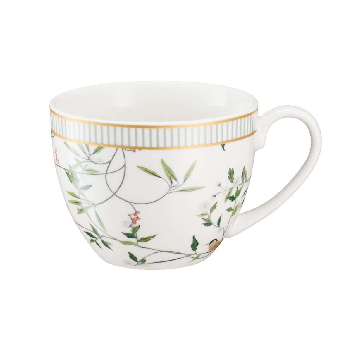 VILLA ITALIA Filiżanka ze spodkiem porcelanowa 240 ml NORIKO WHITE