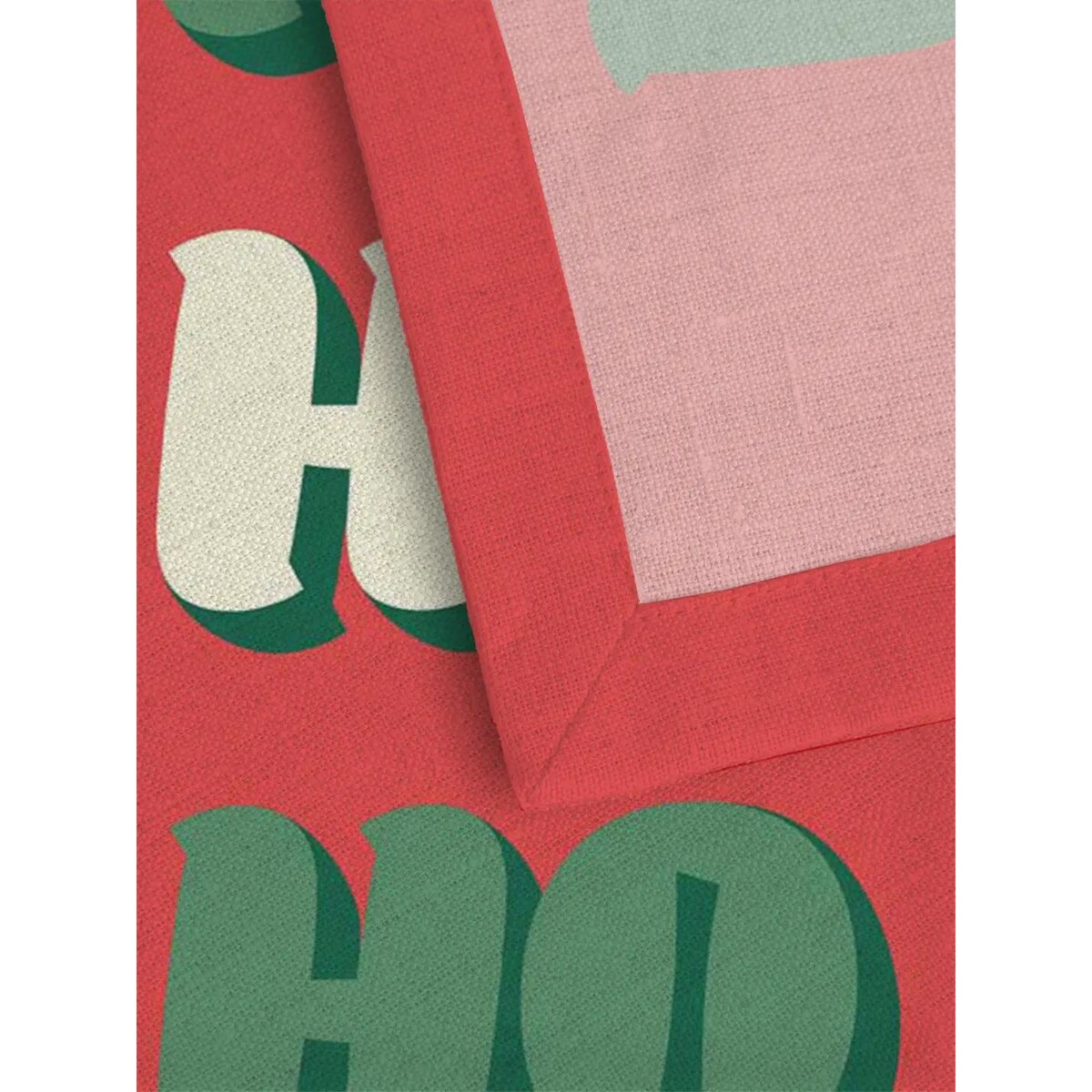 Serwetki świąteczne - HO HO HO - czerwone tło (2szt.)