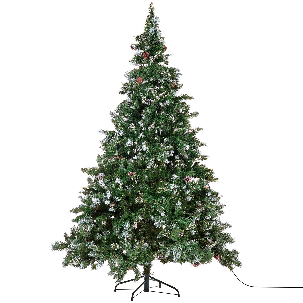 Sztuczna choinka świąteczna LED PALOMAR 210 cm Zielony