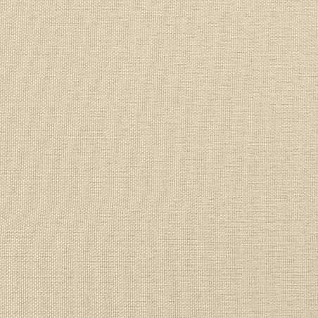 vidaXL 3-osobowa sofa, kremowa, 180 cm, tapicerowana tkaniną