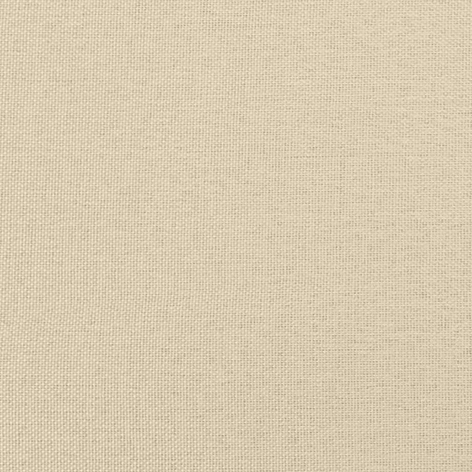 vidaXL 3-osobowa sofa, kremowa, 180 cm, tapicerowana tkaniną