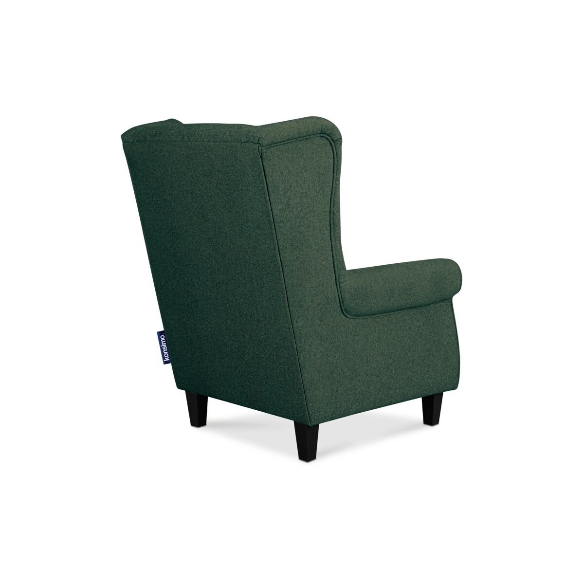 KONSIMO MILES Fotel, kolor niebieski zielony