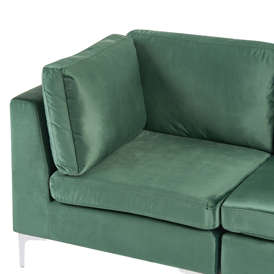 Sofa modułowa dla 2 osób EVJA Zielony Welur