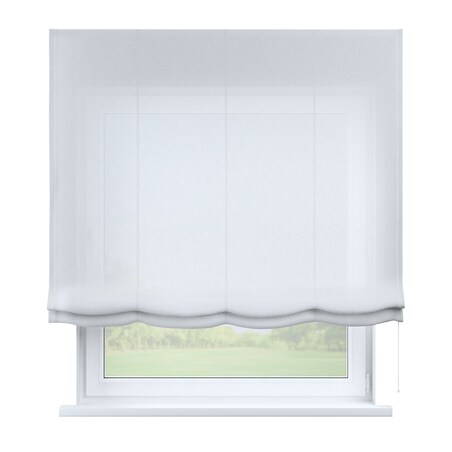 Roleta rzymska Wenecja 120x160 prześwitujący, złamana biel
