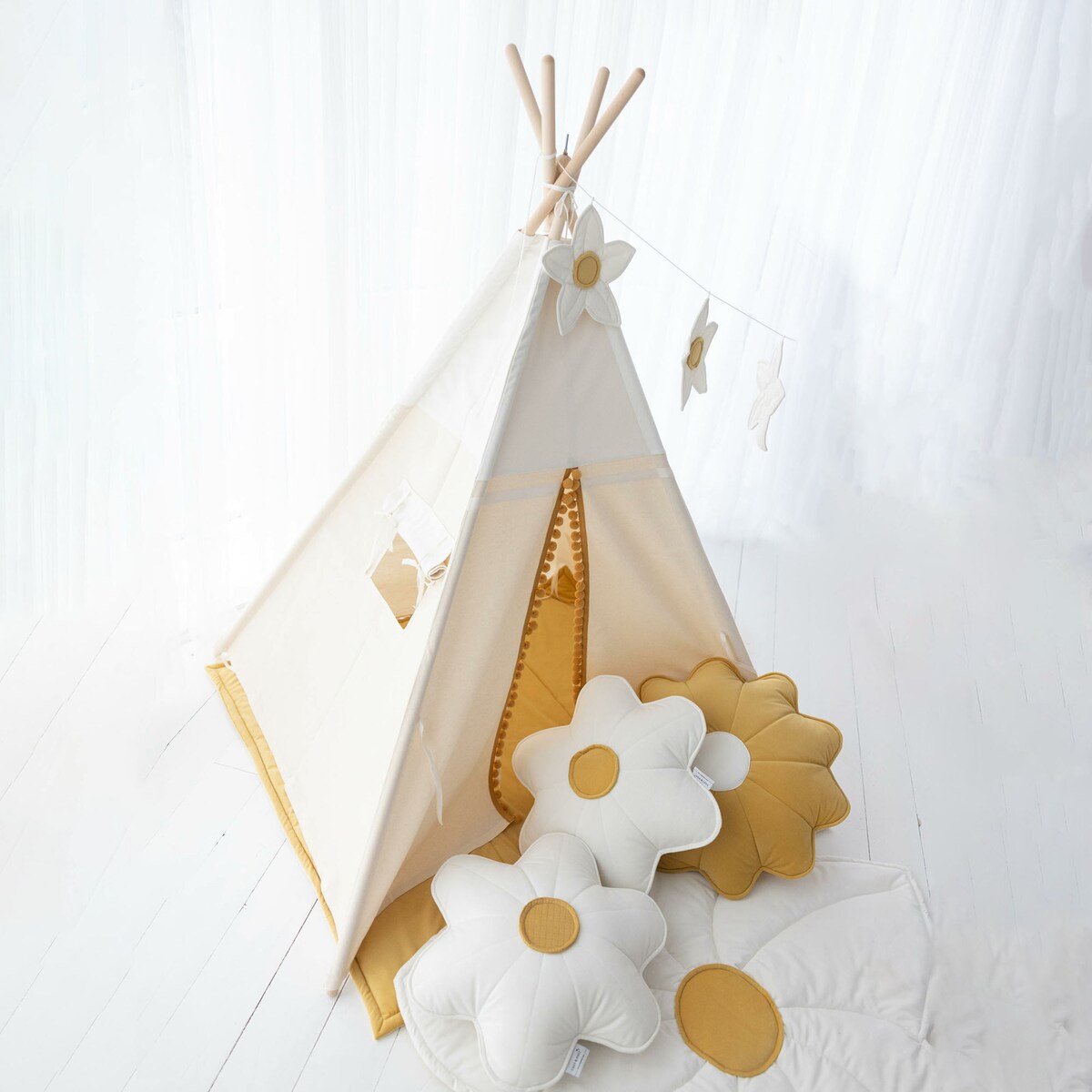 Namiot tipi Cozy White Velvet