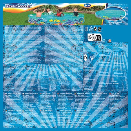 Basen ogrodowy rozporowy dla dzieci 244 x 46 cm Bestway 55031