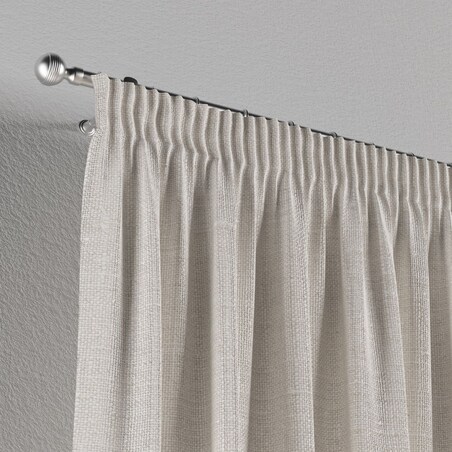 Zasłona na taśmie marszczącej 1 szt. 130x245 śmietankowy biały