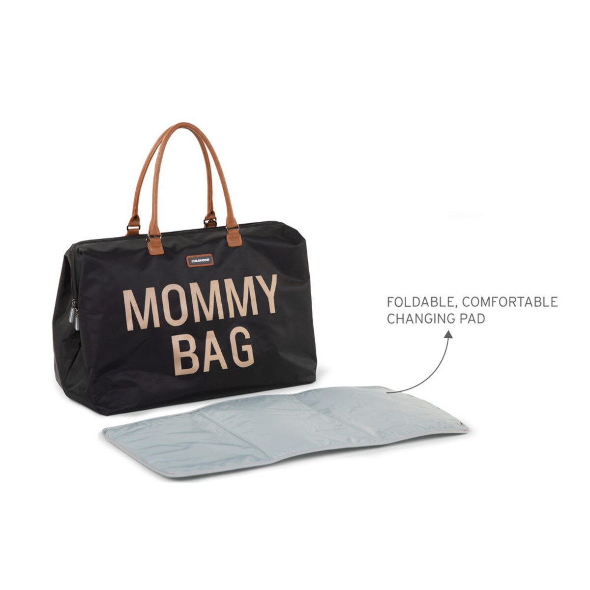 Childhome Torba Mommy Bag Czarno-Złota