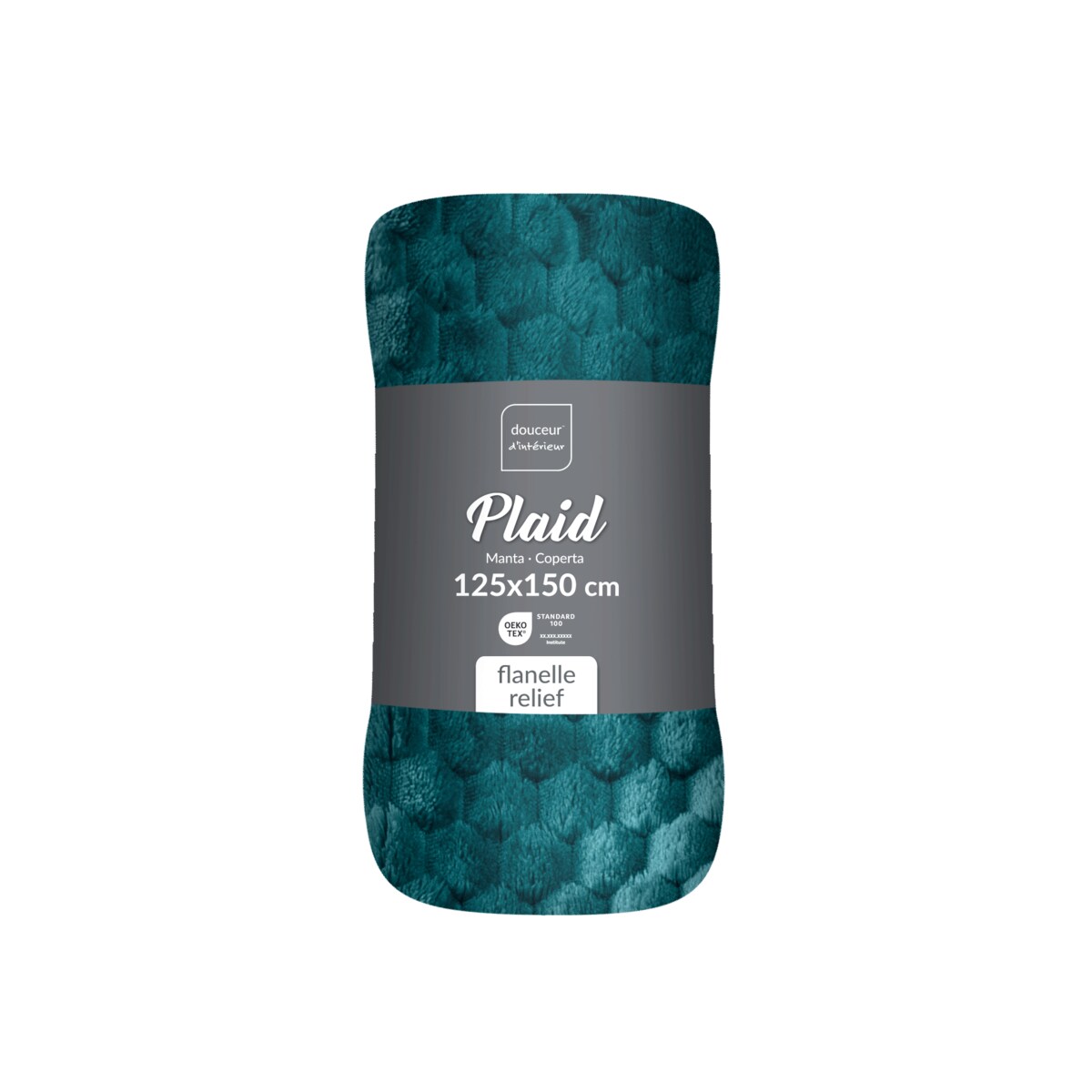 Narzuta flanelowa 125 x 150 cm FROSTY