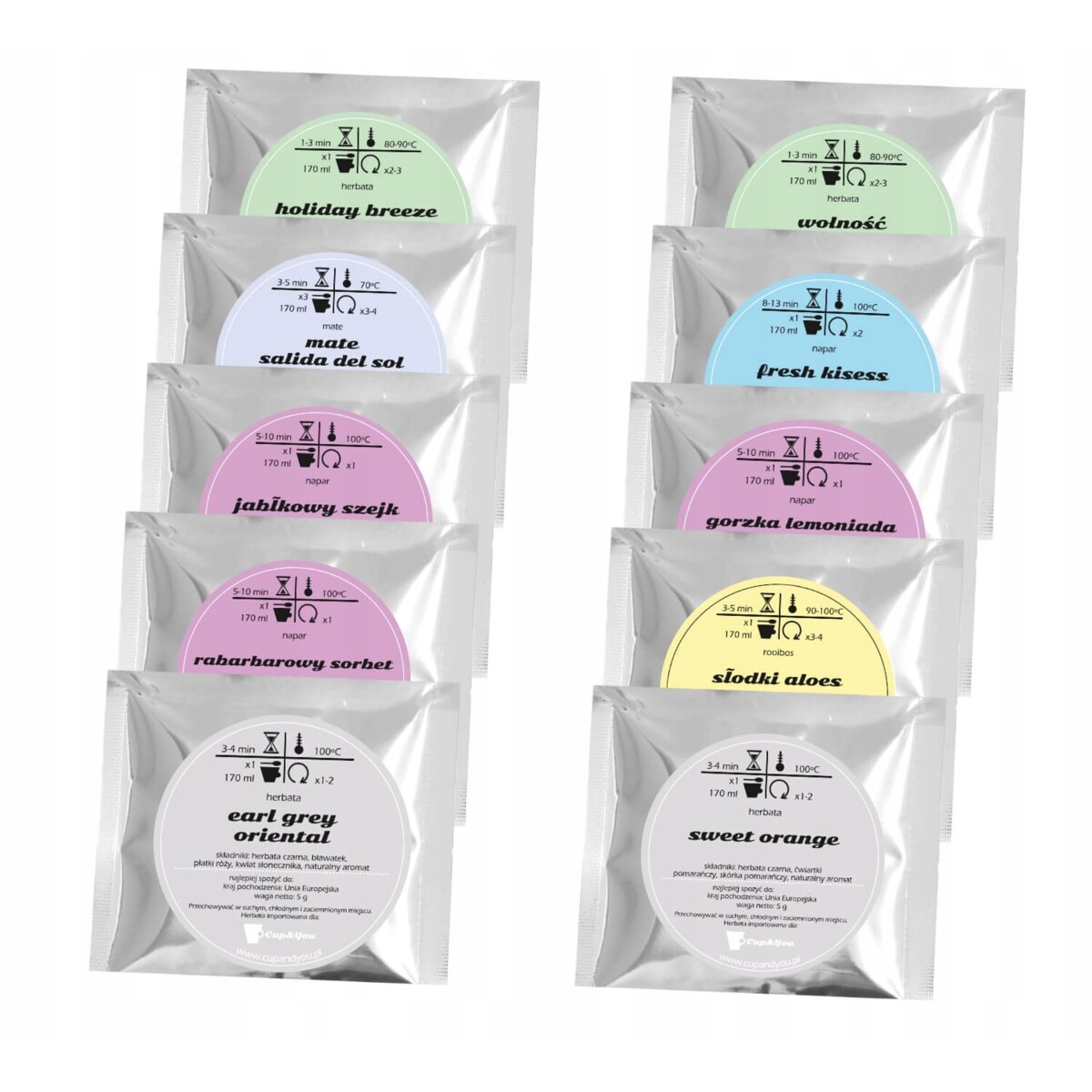 Najlepszy Box prezentowy HOT SUMMER z herbatą smakową i akcesoriami gift