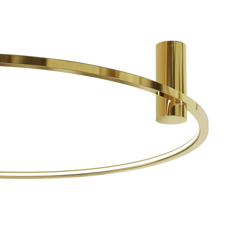 Ledowy plafon do sypialni Ringa CL0112-L-GD Yaskr LED 45W 3000-4000K IP44 złoty