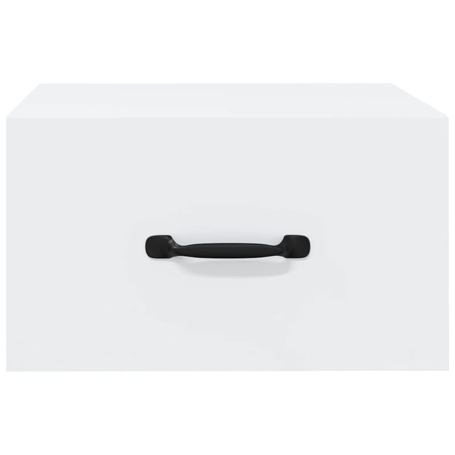 vidaXL Wisząca szafka nocna, biała, 35x35x20 cm