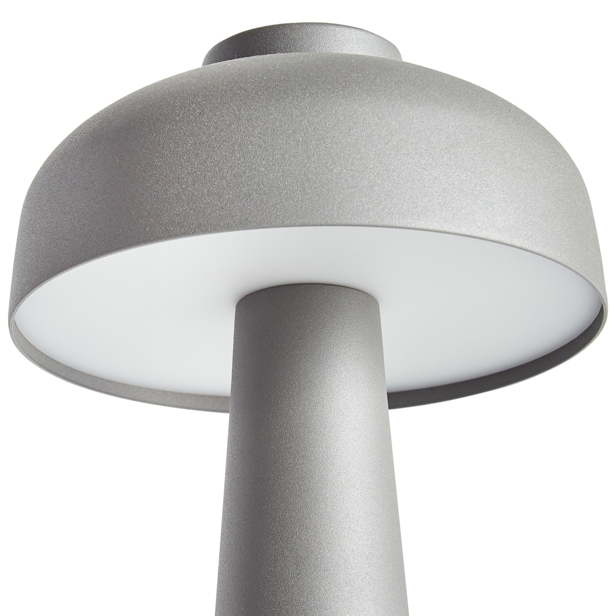 Bezprzewodowa lampa stołowa LED AGUSAN Ze ściemniaczem Metal Szary