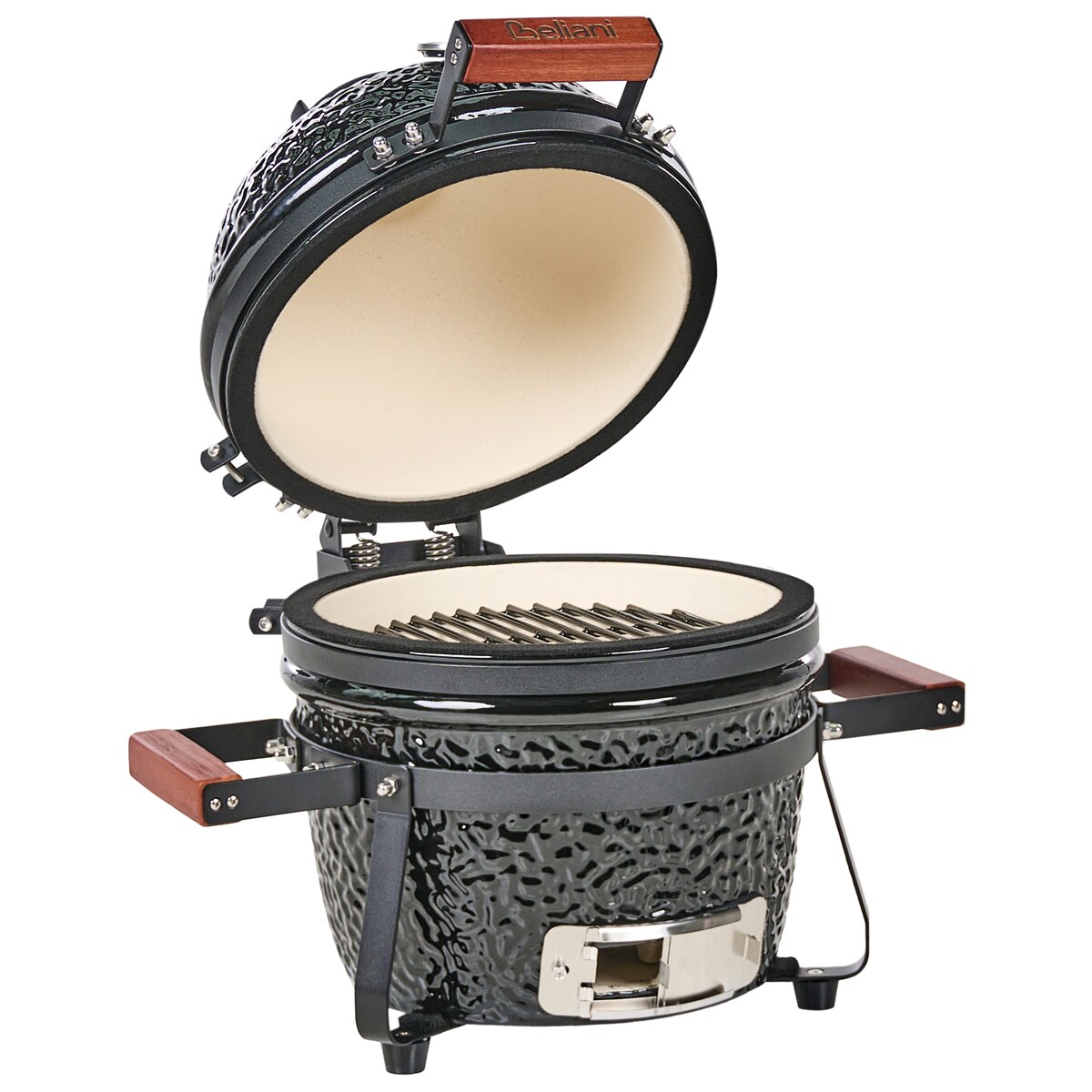 Mini grill węglowy KAMADO Ceramika Czarny