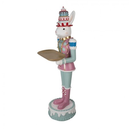 Duża figurka - Królik muffinkowy z tacą 43x40x121 cm