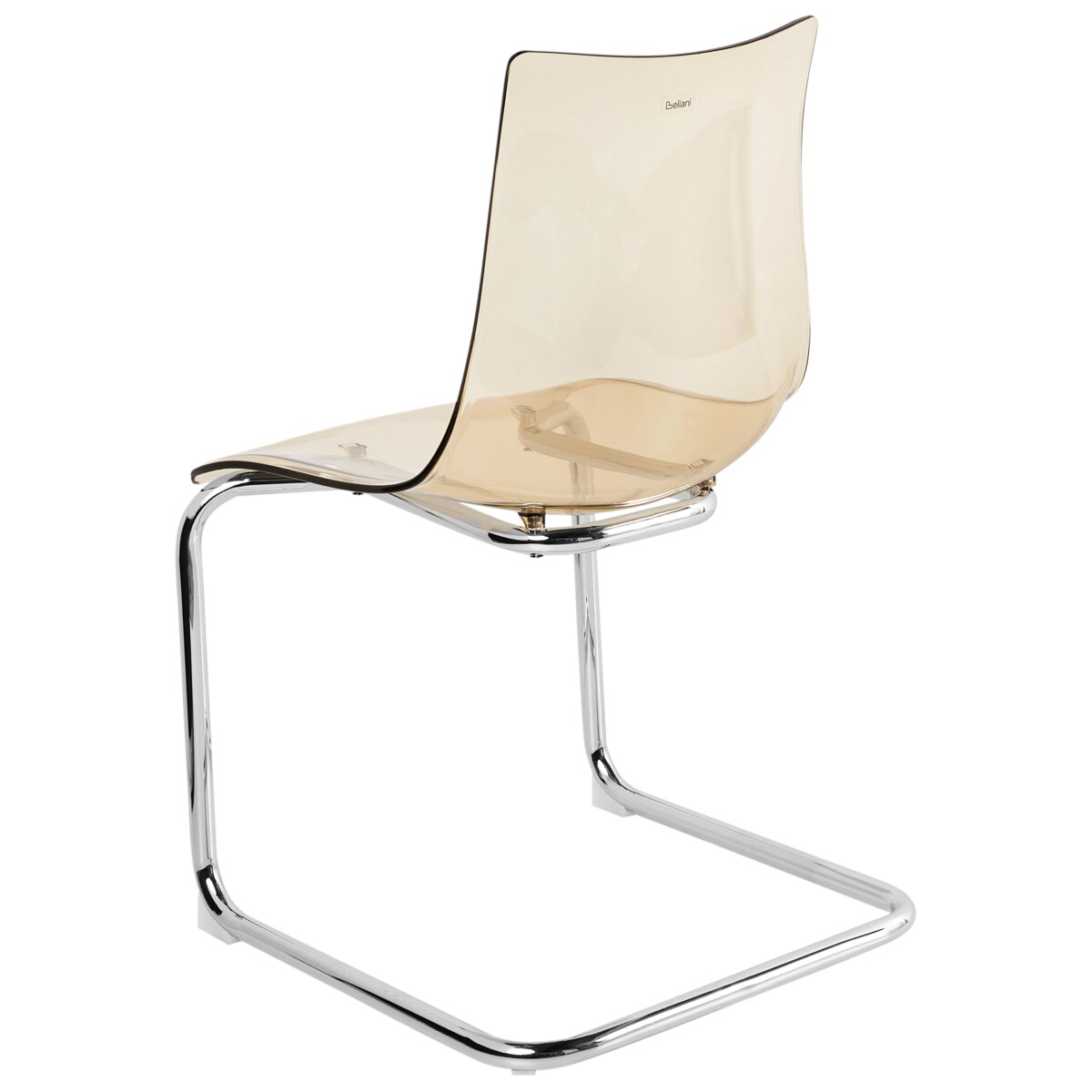 Zestaw 2 krzeseł do jadalni MARSHALL Pomarańczowy