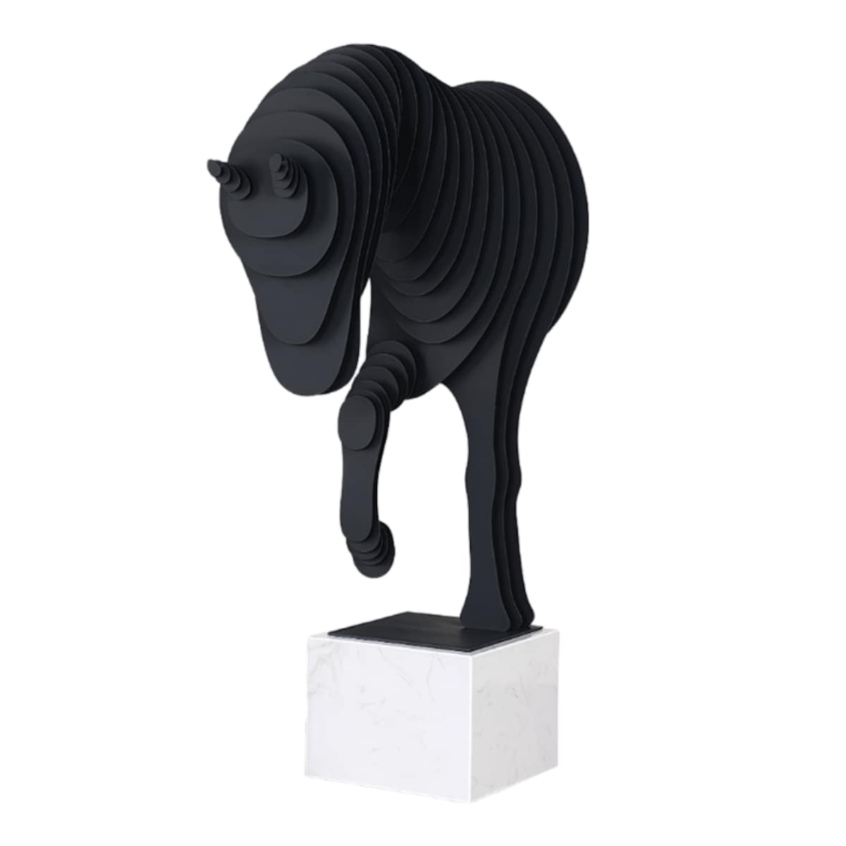 FIGURKA DEKORACYJNA SOLERRO SZARY